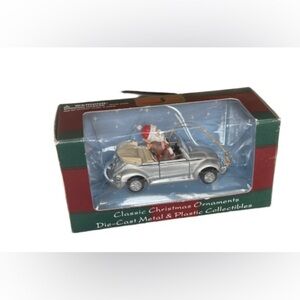 Maisto Silver vintage 2000 Volkswagen diecast Christmas Ornament
